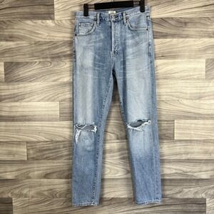 Citizens of Humanity Jeans Women 25 (27x26) Blue Liya High Rise Classic Fit Crop